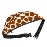 Brown Giraffe Pattern Print Fanny Pack
