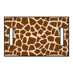 Brown Giraffe Pattern Print Golf Cart Seat Cover