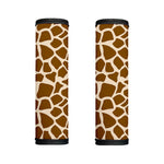 Brown Giraffe Pattern Print Handle Covers
