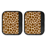Brown Giraffe Pattern Print Handle Covers