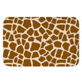 Brown Giraffe Pattern Print Indoor Door Mat