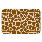 Brown Giraffe Pattern Print Indoor Door Mat