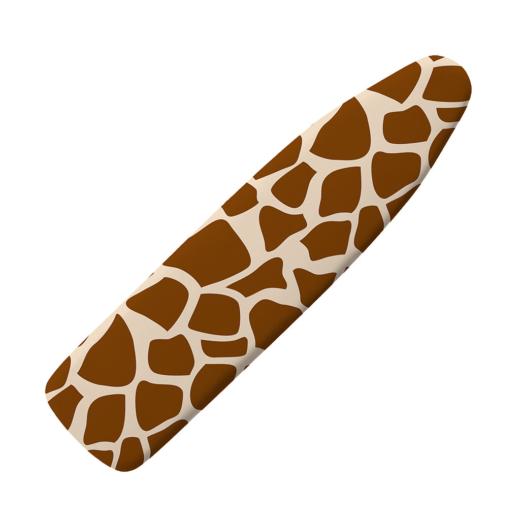 Brown Giraffe Pattern Print Ironing Board Cover