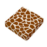 Brown Giraffe Pattern Print Outdoor Seat Cushion Cover