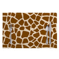 Brown Giraffe Pattern Print Placemat
