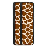 Brown Giraffe Pattern Print Refrigerator Handle Covers