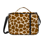Brown Giraffe Pattern Print Shoulder Strap Bible Bag