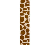 Brown Giraffe Pattern Print Table Runner
