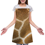 Brown Giraffe Print Adjustable Apron