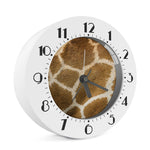 Brown Giraffe Print Alarm Clock
