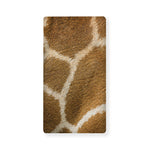 Brown Giraffe Print Baby Crib Sheet