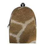 Brown Giraffe Print Backpack