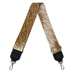 Brown Giraffe Print Bag Strap