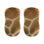 Brown Giraffe Print Bar Stool Covers