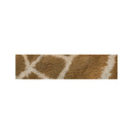 Brown Giraffe Print Bed Runner