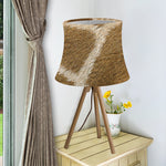 Brown Giraffe Print Bell Lamp Shade