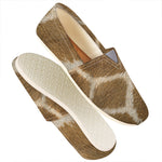 Brown Giraffe Print Casual Shoes