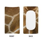 Brown Giraffe Print Changing Pad Cover