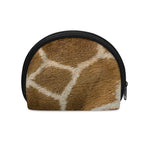 Brown Giraffe Print Coin Purse