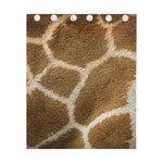 Brown Giraffe Print Curtain