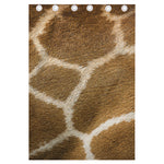 Brown Giraffe Print Curtain