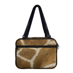 Brown Giraffe Print Double Strap Bible Bag