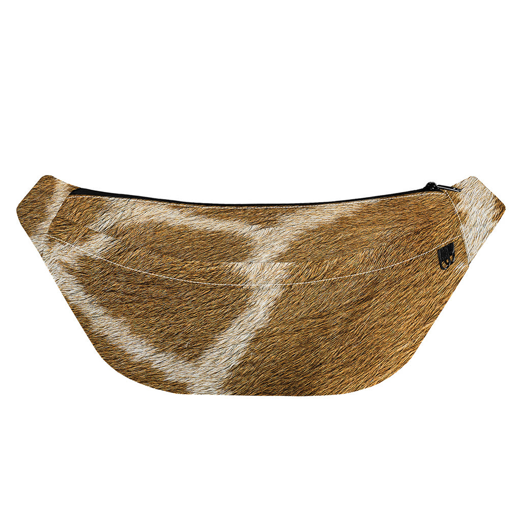Brown Giraffe Print Fanny Pack