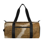 Brown Giraffe Print Gym Bag