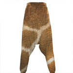 Brown Giraffe Print Hammer Pants