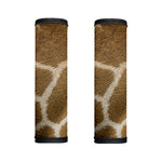 Brown Giraffe Print Handle Covers
