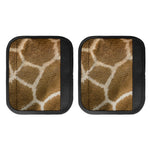Brown Giraffe Print Handle Covers