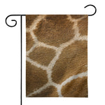 Brown Giraffe Print House Flag