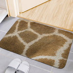 Brown Giraffe Print Indoor Door Mat