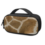 Brown Giraffe Print Insulin Cooler Travel Case