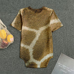Brown Giraffe Print Men's Bodysuit