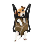 Brown Giraffe Print Pet Carrier Backpack