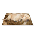 Brown Giraffe Print Pet Cooling Mat Cover