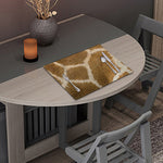 Brown Giraffe Print Placemat