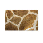 Brown Giraffe Print Polyester Flag
