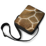Brown Giraffe Print Rectangular Crossbody Bag