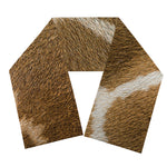 Brown Giraffe Print Scarf