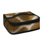 Brown Giraffe Print Small Lunch Bag