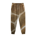 Brown Giraffe Print Sweatpants