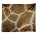 Brown Giraffe Print Tapestry