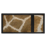 Brown Giraffe Print Trifold Wallet