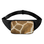 Brown Giraffe Print Waist Bag