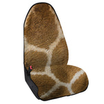 Brown Giraffe Print Waterproof Car Seat Cover