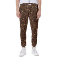 Brown (NOT Real) Glitter Print Joggers