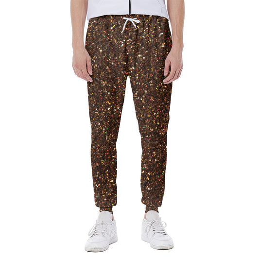 Brown Glitter Artwork Print (NOT Real Glitter) Scuba Joggers