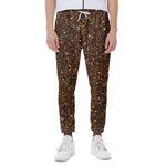 Brown Glitter Artwork Print (NOT Real Glitter) Scuba Joggers